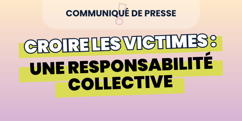 Communiqué de presse -Croire les victimes - CIDFF 04